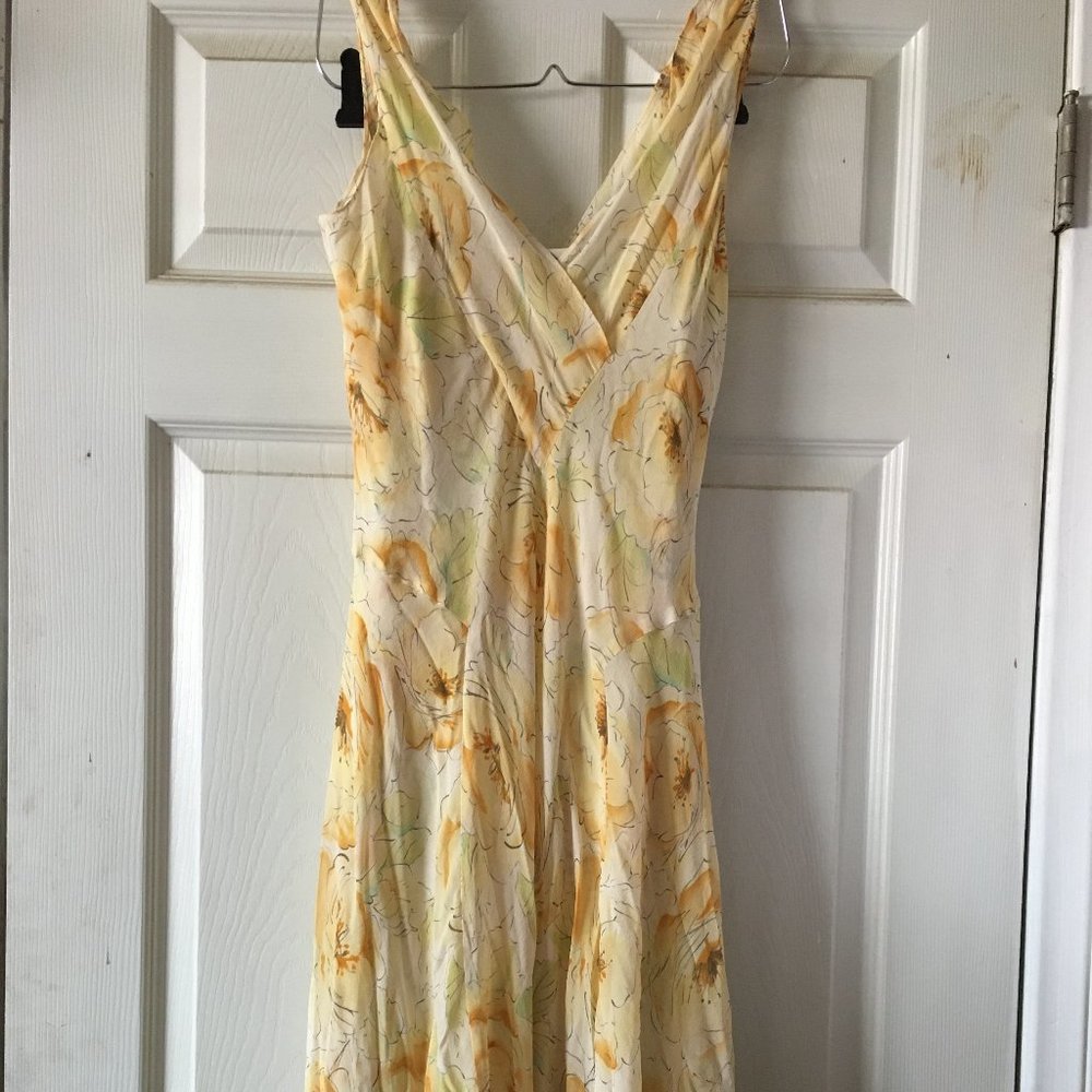 Ann Taylor Watercolor floral dress